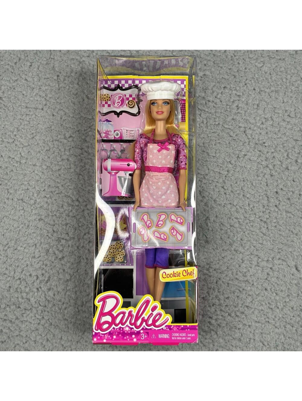 Barbie Cookie Chef Doll 2013 Mattel NIB Open Box Complete Secured